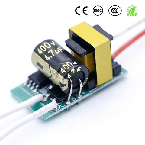 LED Non isolé pilote 3-7w 7-9w 9-12w 12-18w 24w 32w 40w alimentation LED alimentation AC175-265V transformateurs d'éclairage pour LED ampoule SMD ► Photo 1/6