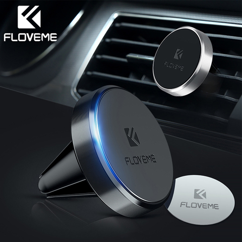 FLOVEME support de téléphone magnétique pour voiture Pour Téléphone En Voiture D'évent D'aimant Universel Téléphone Portable Fixation stand support socle Pour Xiaomi ► Photo 1/6