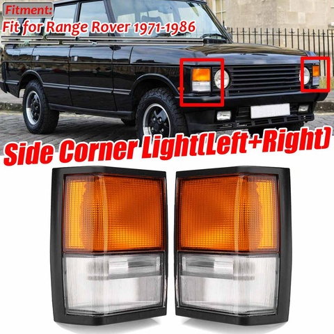 Clignotant de clignotant de voiture gauche/droite | Prise carrée pour Land Rover pour Range Rover 1971-1986 ► Photo 1/6
