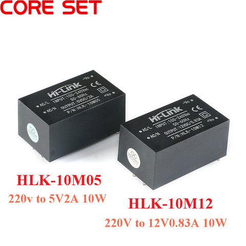 Module d'alimentation de commutation isolé, convertisseur AC-DC v 5V/ 10W, 2A, 220, HLK-10M05, HLK-10M12 ► Photo 1/4