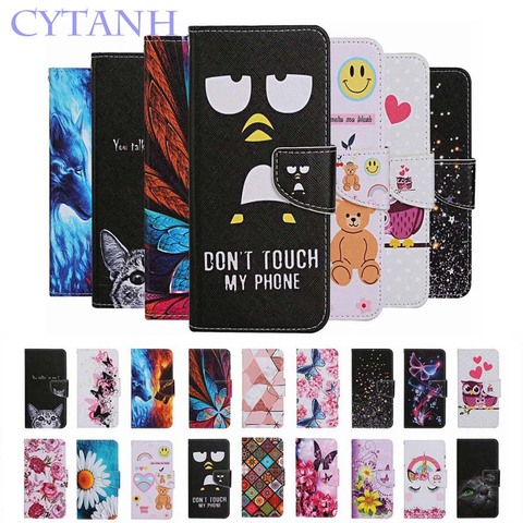 Portefeuille à rabat pour Xiaomi Redmi Note 8T Coque Redmi Note 9 8 Pro 7 bande dessinée chaude couverture arrière en Silicone souple Redmi 7A 8A 9A 9C étui pour chat ► Photo 1/6