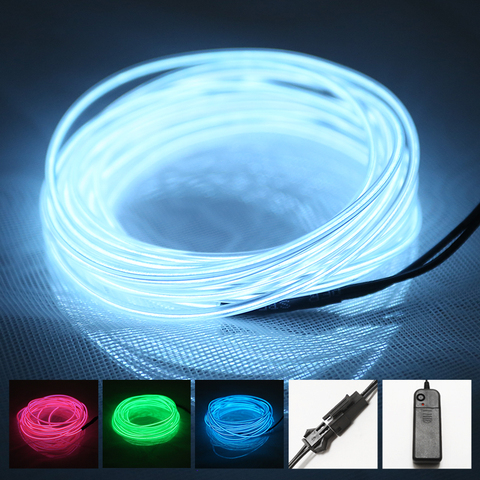 Néon El Led enseigne au néon fil sous voiture Flexible Tube souple lumières noël LED bande signe Anime/corps femme/chambres corde décor ► Photo 1/1