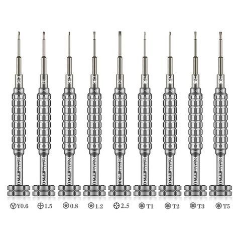 Tournevis de précision 2D poignée en aluminium tournevis magnétique pour iPhone Android outils de réparation d'ouverture de téléphone portable ► Photo 1/6