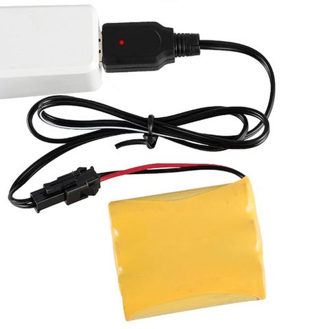 1 pièces 3.6V 2P 250mA SM plug USB chargeur avec Led indicateur de Charge lampe pour NiMH NiCD RC voiture Robot jouets batterie Pack ► Photo 1/6