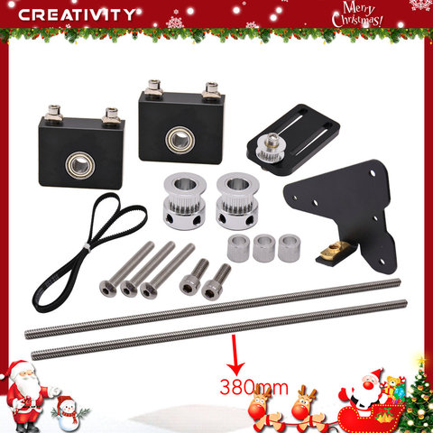 Kit de mise à niveau à double axe Z en Aluminium vis sans fin poulie de moteur à une étape pour accessoires d'imprimante 3D Ender 3/ CR-10 ► Photo 1/6