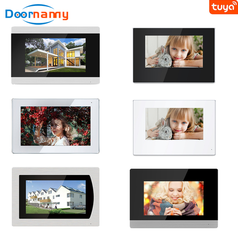 Doornanny SIP IP moniteur écran pour système d'interphone vidéo PoE 7 pouces 87709 87710 87111 87712 87714 87721 ► Photo 1/6