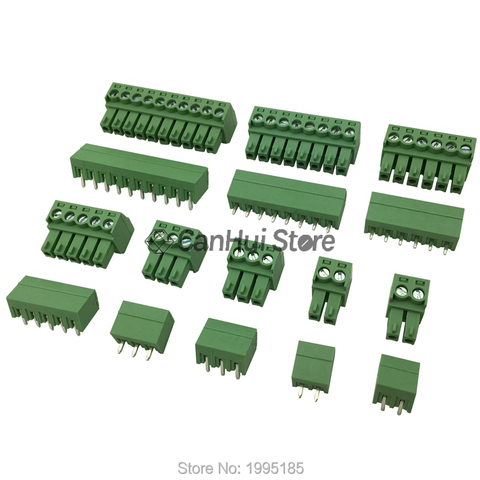 15EDG-bornier de vis pour PCB 15EDG 3.81MM, connecteur de broche de connecteur 2/3/4/5/6/7/8/9/10/11/12/13/14 résolution 15/16 p/15 ► Photo 1/6