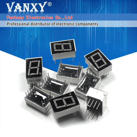 5 pièces 7 segments 0.56 dans Cathode commune 1 Peu Tube numérique 0.56 