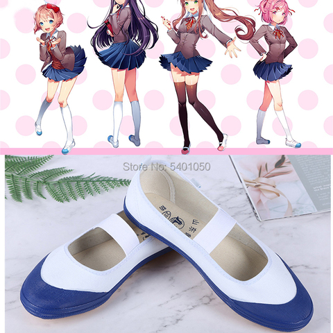 Chaussures de Sport pour filles, Cosplay, Sayori Cos Yuri Natsuki, école japonaise, Anime, Doki Doki, Club de littérature ► Photo 1/1