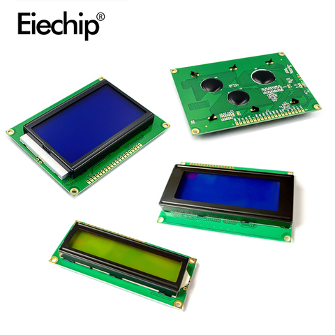 Module d'affichage LCD 16x2, 5V, IIC/I2C, PCF8574, 1602, 2004, 12864 caractères, bleu/vert, noir, pour Arduino ► Photo 1/6