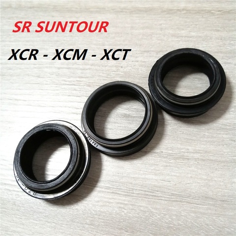 Original Suntour XCT XCM XCR fourche Tube Stanchion essuie-glace joint anti-poussière en caoutchouc scellé anneau XCR32mm XCM30mm XCT28mm fourche Tube anneau anti-poussière ► Photo 1/6