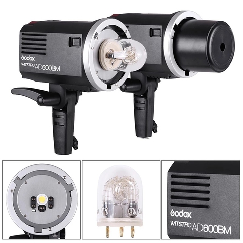 Godox WITSTRO AD600BM 600WS GN87 HSS 1/8000s Flash extérieur stroboscope 2.4G sans fil avec batterie Li-ion 8700mAh ajuster le montage Bowens ► Photo 1/6