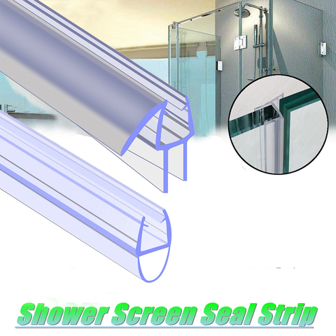 1PC utile bain douche écran porte Transparent joint bande 4 à 12mm joint espace fenêtre porte coupe-froid caoutchouc bandes d'étanchéité ► Photo 1/6