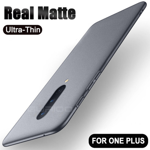 Coque de téléphone ultrafine en grès mat, antichoc, pour OnePlus 5 5T 6 6T 7 7T 8T 8 Pro, coque arrière pour OnePlus Nord N10 N100 ► Photo 1/6