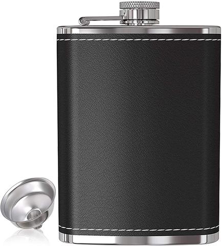 Offre Spéciale portable en acier inoxydable hanche fiole bouteille d'alcool voyage whisky alcool liqueur bouteille flagon mâle petite Mini bouteille ► Photo 1/6