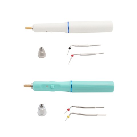 Système d'obturation dentaire sans fil Gutta Percha, stylo chauffant Endo à 2 embouts vert/blanc 110V/220V ► Photo 1/6