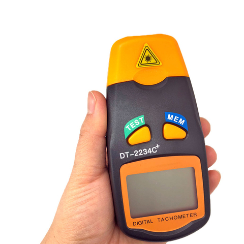 Tachymètre Photo Laser portable sans Contact, tachymètre numérique de haute qualité, RPM, jauge de vitesse, DT-2234C ► Photo 1/6