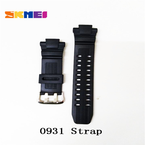 SKMEI bracelet hommes montres noir poignet Silicone/PU/plastique/cuir ceinture pour femmes hommes montre SKMEI bande SKMEI 1251 bracelet ► Photo 1/6