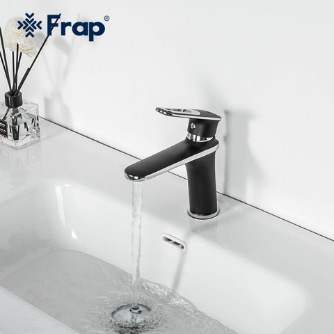 Frap robinet de salle de bains, lavabo en laiton robinet mélangeur de lavabo robinet d'eau chaude et froide Torneira Para Banheiro F1049-6 ► Photo 1/1