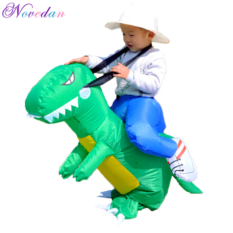 Costumes gonflables de dinosaures pour enfants, cheval, déguisement, jouet, balle, fête, Club, Performance ► Photo 1/6