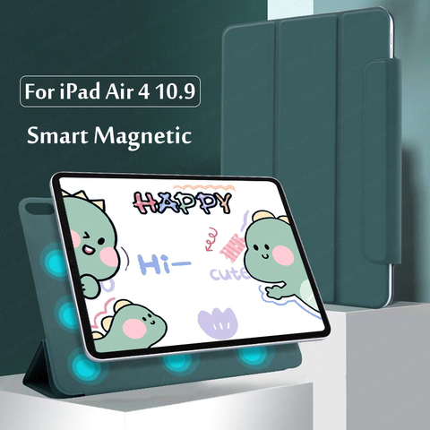 Coque sécurisée magnétique intelligente avec porte-crayon, pour iPad Air 4 10.9 2022, iPad Pro 11 2022 ► Photo 1/6