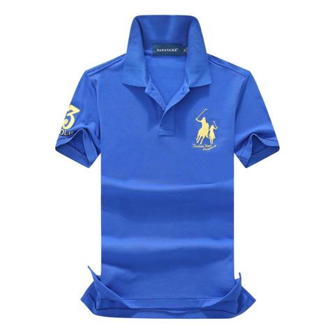 POLO homme mode luxe broderie solide marque Polo homme été manches courtes Polos ► Photo 1/6