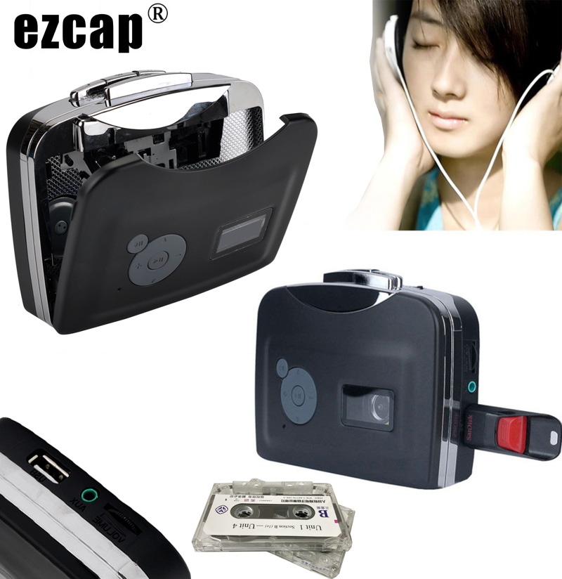 Lecteur de cassette portable, baladeur, capture de musique audio MP3 via  PC, convertisseur de bande - AliExpress