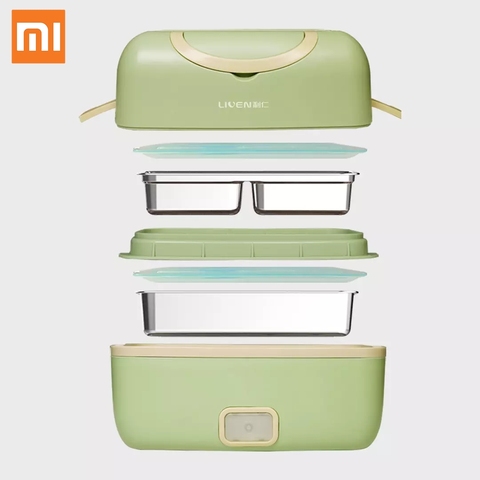 Xiaomi Liren – boîte à déjeuner électrique Portable, multifonction, prise, chauffage électrique, grande capacité, Double couche ► Photo 1/6