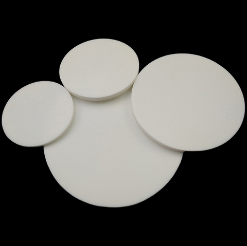 2 pièces 3.5mm d'épaisseur ronde en caoutchouc de Silicone feuille Mat diamètre 21-83mm blanc/noir joint résistant à la chaleur isolation joint plat ► Photo 1/5