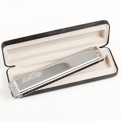 Gong Easttop – harmonica t2403, instrument de musique polyphonique, 24 trous, pour adulte et débutant, c-tune, importé de l'allemagne ► Photo 1/6