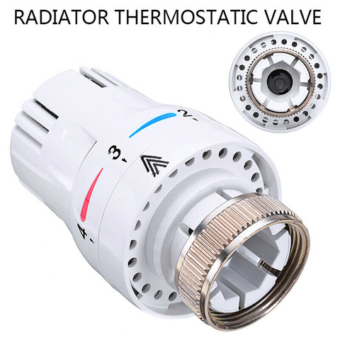 Vanne de radiateur thermostatique M30 x1.5 système de chauffage vannes de contrôle de température pneumatique télécommande tête de radiateur ► Photo 1/6