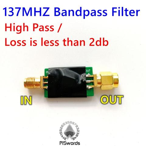 Filtre passe-bande passe-bande 137MHZ-130MHZ, spécial pour météo Satellite ► Photo 1/4