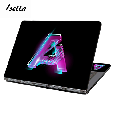 Autocollants de protection du corps avec lettres ABC, protection complète pour ordinateur portable, autocollants, 13.3, 15.6 pouces, HP, Dell, Lenovo, Asus Acer ► Photo 1/6