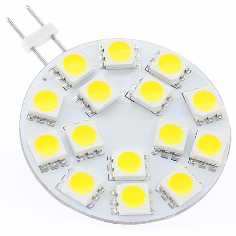 Lampe G4, lumière LED, rouge bleu blanc, 5050SMD, 220lm AC/DC10-30V, 3W, remplace l'ampoule halogène 30W 12V 24V, blanc chaud, 1 pièce par lot ► Photo 1/5