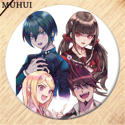 19 Styles d'anime mignon Danganronpa: déclencheur Happy Havoc, broche Monokuma, Badge Cosplay, sacs à dos bouton, vêtements pour femmes, bijoux cadeaux ► Photo 1/6