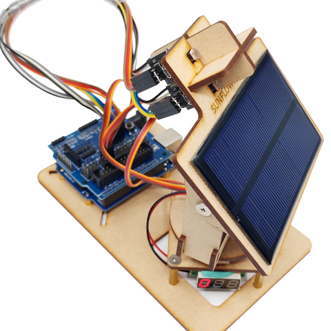 Arduino Intelligent équipement de suivi solaire bricolage tige programmation pièces de jouets ► Photo 1/6