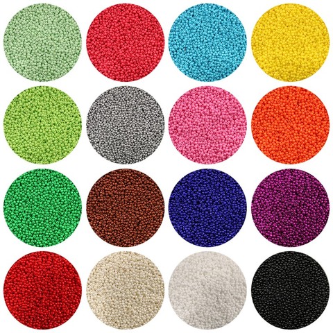 2000 pcs/lot 2mm perles de rocaille de verre tchèque breloques Miyuki ronde perles entretoises en vrac pour couture fabrication de bijoux bricolage Bracelet boucles d'oreilles ► Photo 1/6