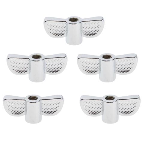 5 pièces support de cymbale de tambour écrou à oreilles Kit de batterie pièces de rechange pour la pratique scène Performance Instrument à Percussion accessoires ► Photo 1/6