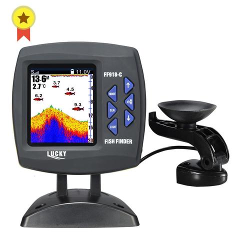 Livraison Gratuite! CHANCEUX FFW1108-1 Sans Fil Fish Finder Sonar Sondeur 40 m Profondeur Gamme Océan Lac Mer De Pêche ► Photo 1/6