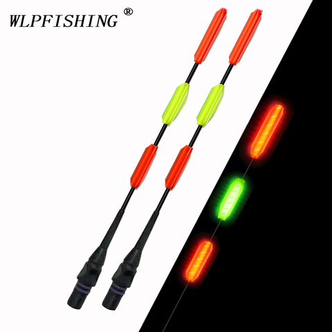 WLPFISHING – flotteur de pêche électrique haute luminosité, queue triangulaire interchangeable, LED lumineux, matériel de pêche ► Photo 1/4