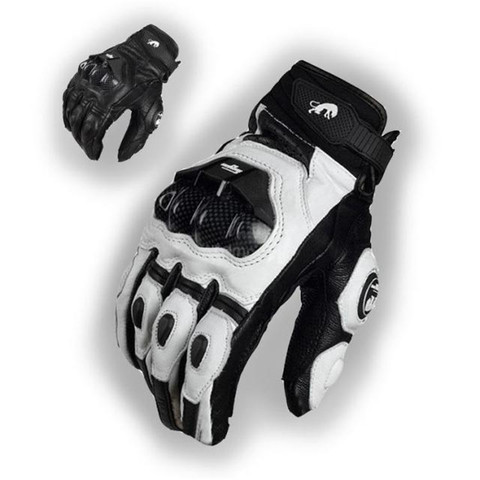 Gants de Moto en cuir pour hommes et femmes, en fibre de carbone, pour vélo, cyclisme, Moto, gants d'équitation, AFS 6, 2022 ► Photo 1/6