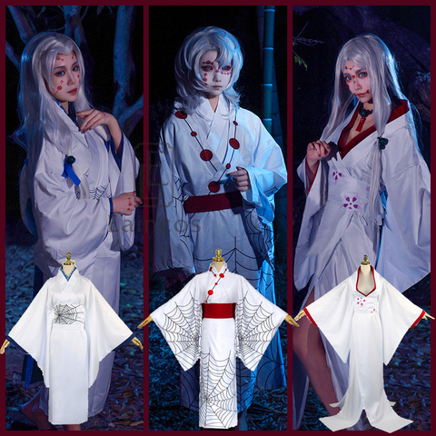 Costume Cosplay Demon Slayer Kimetsu no Yaiba Spider Rui pour mère et sœur, perruques, Costumes d'halloween, robe de soirée ► Photo 1/6