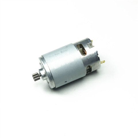 Moteur RS550 17 14 15 12 dents 9 dents 7.2 9.6 10.8 12V 14.4V 16.8V 18V 21V 25V, engrenage 3mm arbre pour perceuse à Charge sans fil, tournevis ► Photo 1/1