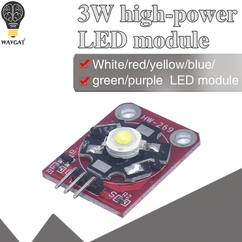 Module de LED KEYES haute puissance 3W avec châssis de carte PCB pour Arduino STM32 AVR ► Photo 1/6