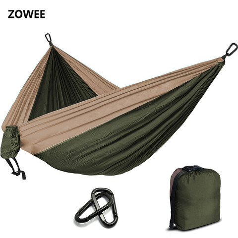 Camping Parachute hamac survie jardin extérieur meubles loisirs dormir Hamaca voyage Double hamac 300*200 cm ► Photo 1/6