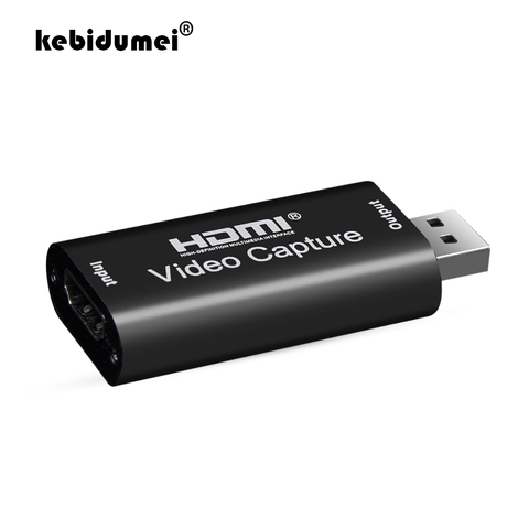 4K USB 2.0 HDMI-compatible Capture vidéo pour carte en direct Streaming Box Audio vidéo enregistrement pour PS4 XBOX téléphone jeu DVD HD caméra ► Photo 1/6