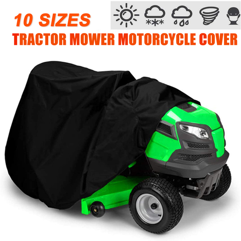 Housse imperméable pour tondeuse à gazon, souffleuse de neige, Protection UV, couvertures de tracteur pour jardin de jardin, pour motos, quads ► Photo 1/1