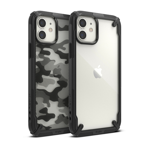 Ringke – coque rigide transparente en TPU pour iPhone 12, étui résistant aux chocs avec cadre souple ► Photo 1/6