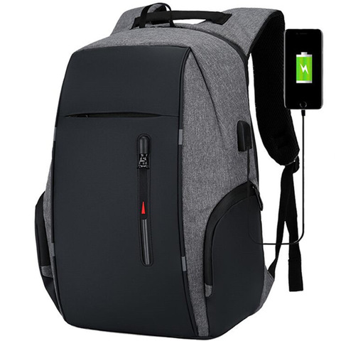 Sac à dos antivol pour hommes et femmes, sac à dos d'ordinateur portable de grande capacité, chargeur USB, sacs de voyage à l'épaule pour étudiants ► Photo 1/6