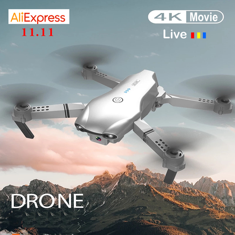 RC Drone aéronef sans pilote (UAV) Wifi Quadrocopter avec caméra 4K pliant 4 axes hauteur fixe pliant aérien télécommande avion Global jouets chauds ► Photo 1/6